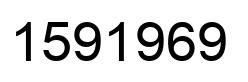 Número 1591969 imagen negro