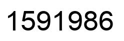 Number 1591986 black image