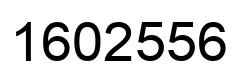 Number 1602556 black image