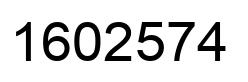 Número 1602574 imagen negro