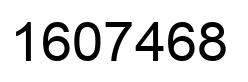 Número 1607468 imagen negro