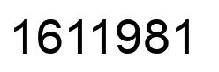 Número 1611981 imagen negro