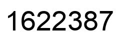 Número 1622387 imagen negro