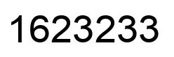 Número 1623233 imagen negro