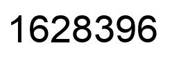 Number 1628396 black image