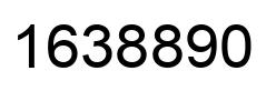 Number 1638890 black image