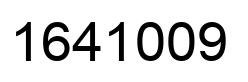 Number 1641009 black image