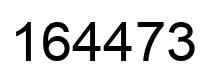 Número 164473 imagen negro