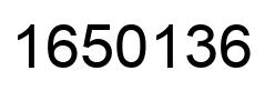Number 1650136 black image