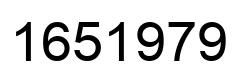 Número 1651979 imagen negro