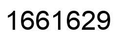 Number 1661629 black image