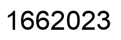 Number 1662023 black image