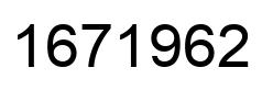 Número 1671962 imagen negro