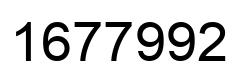 Número 1677992 imagen negro