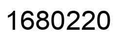 Número 1680220 imagen negro