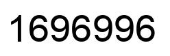 Number 1696996 black image