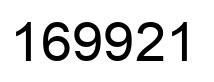 Number 169921 black image