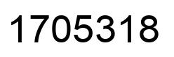 Number 1705318 black image