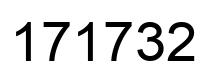 Número 171732 imagen negro