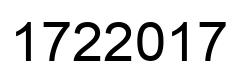 Number 1722017 black image