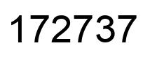 Number 172737 black image