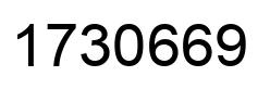 Número 1730669 imagen negro