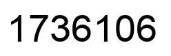 Number 1736106 black image
