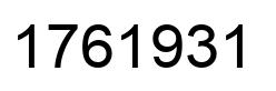 Número 1761931 imagen negro