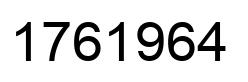 Número 1761964 imagen negro
