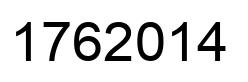 Number 1762014 black image