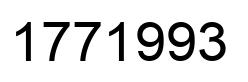 Número 1771993 imagen negro