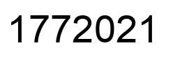 Número 1772021 imagen negro