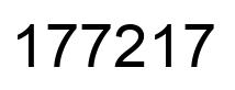 Number 177217 black image