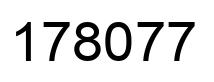 Number 178077 black image