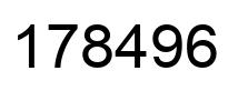 Número 178496 imagen negro