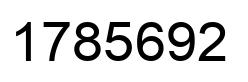 Número 1785692 imagen negro
