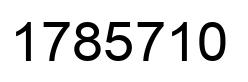 Número 1785710 imagen negro