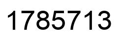 Número 1785713 imagen negro