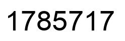 Número 1785717 imagen negro