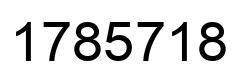 Número 1785718 imagen negro