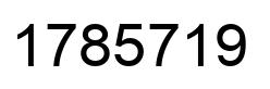 Número 1785719 imagen negro
