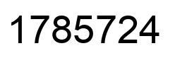 Número 1785724 imagen negro