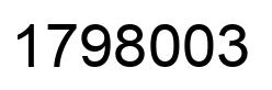 Number 1798003 black image