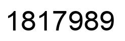 Número 1817989 imagen negro