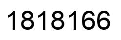 Number 1818166 black image