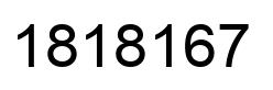 Número 1818167 imagen negro