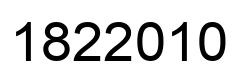Number 1822010 black image