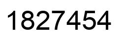 Número 1827454 imagen negro