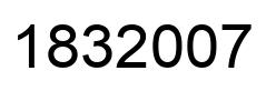 Número 1832007 imagen negro
