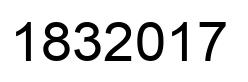 Number 1832017 black image